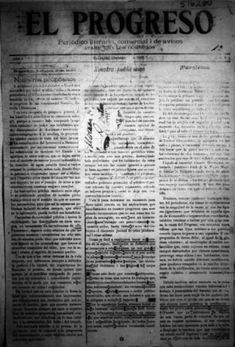 Portada de El Progreso