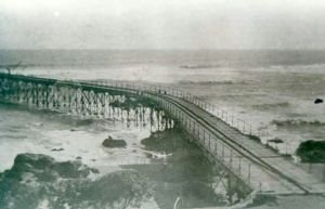 El antiguo muelle de Llico