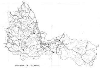 Mapa de Provincia de Colchagua