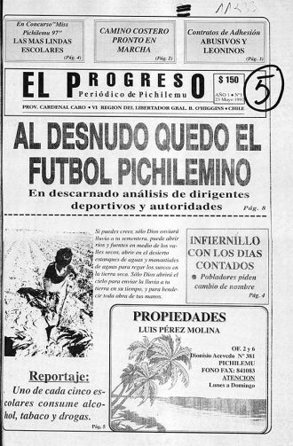 Portada de El Progreso